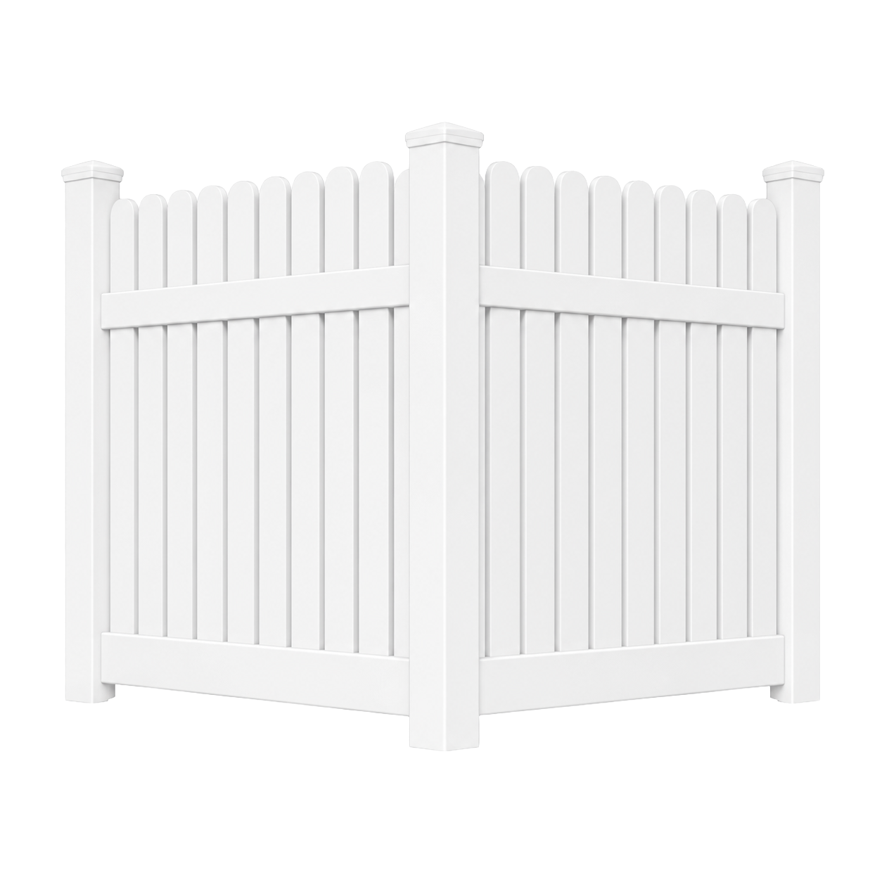 Melrose vinyl fence style