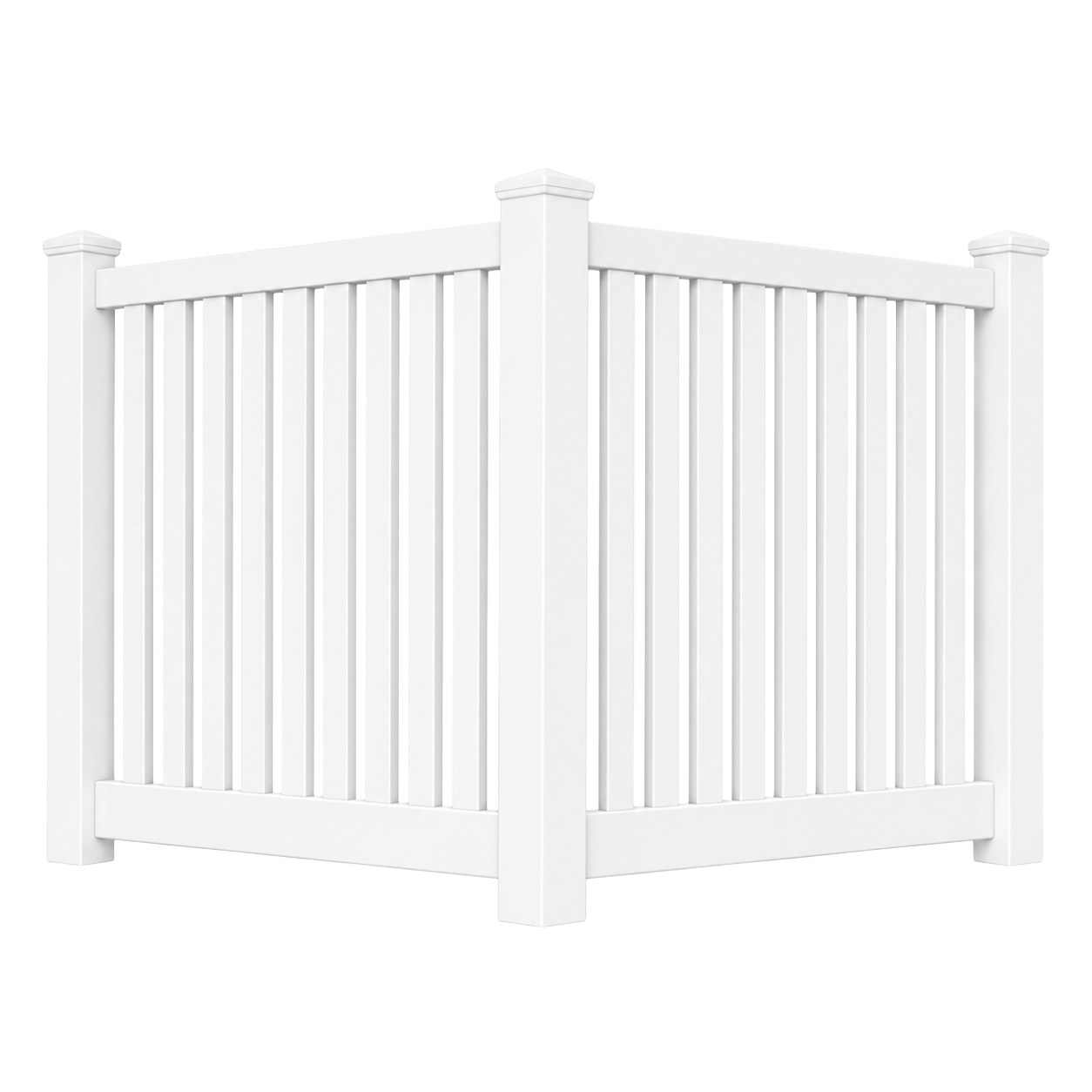 Regency vinyl fence style