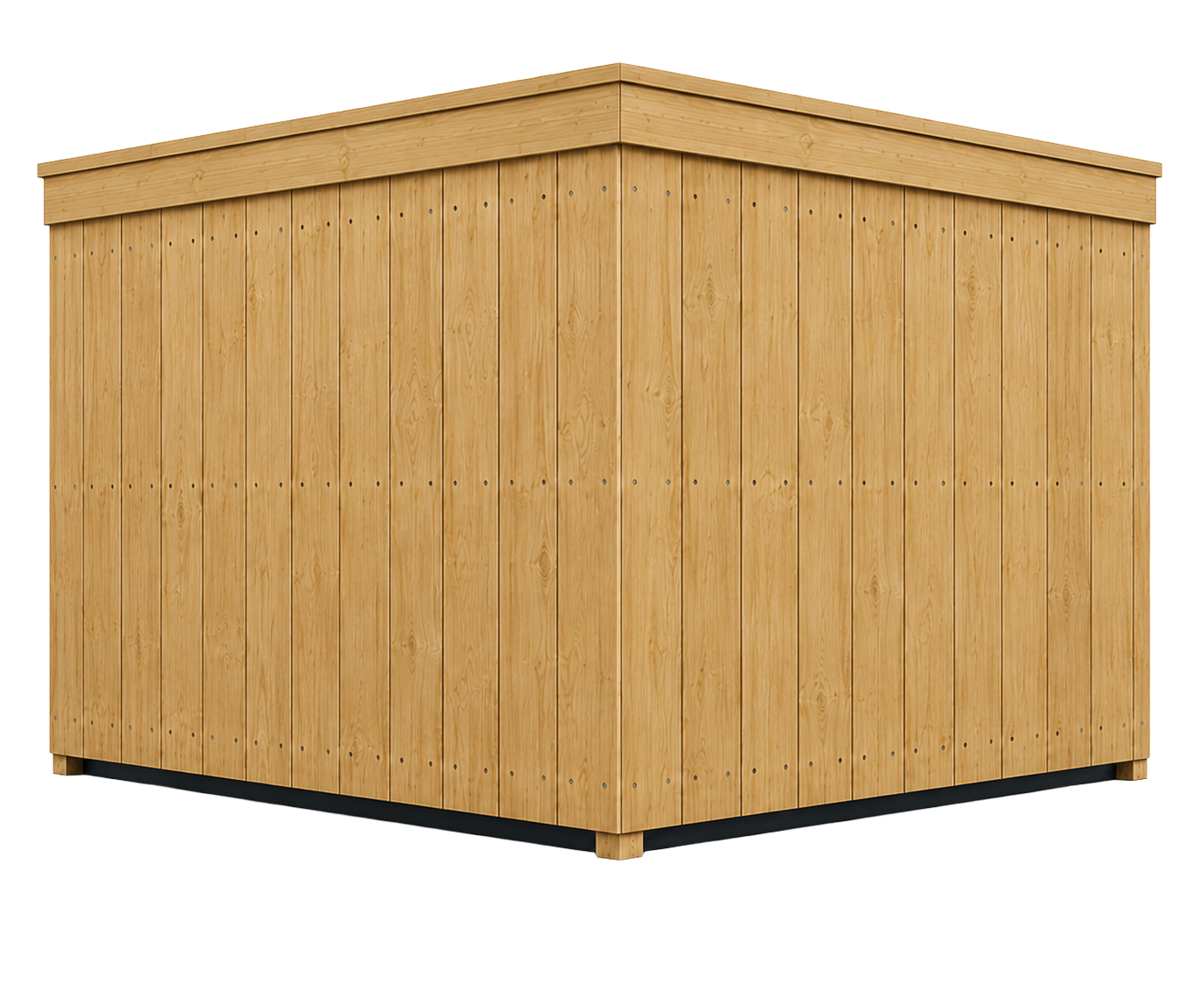 Cap and Trim wood fence style